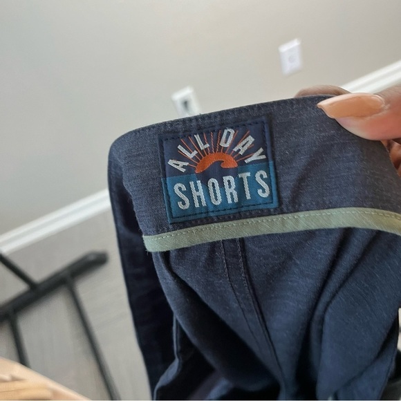 Faherty Men All Day Shorts 36" Charcoal Blue 8" Inseam Stretch Performance - Picture 2 of 13